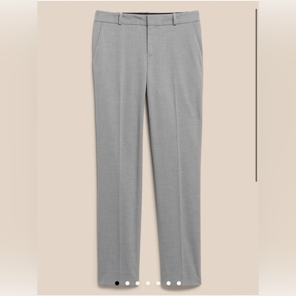 NWT Banana Republic Ryan Straight Twill Slacks 0P